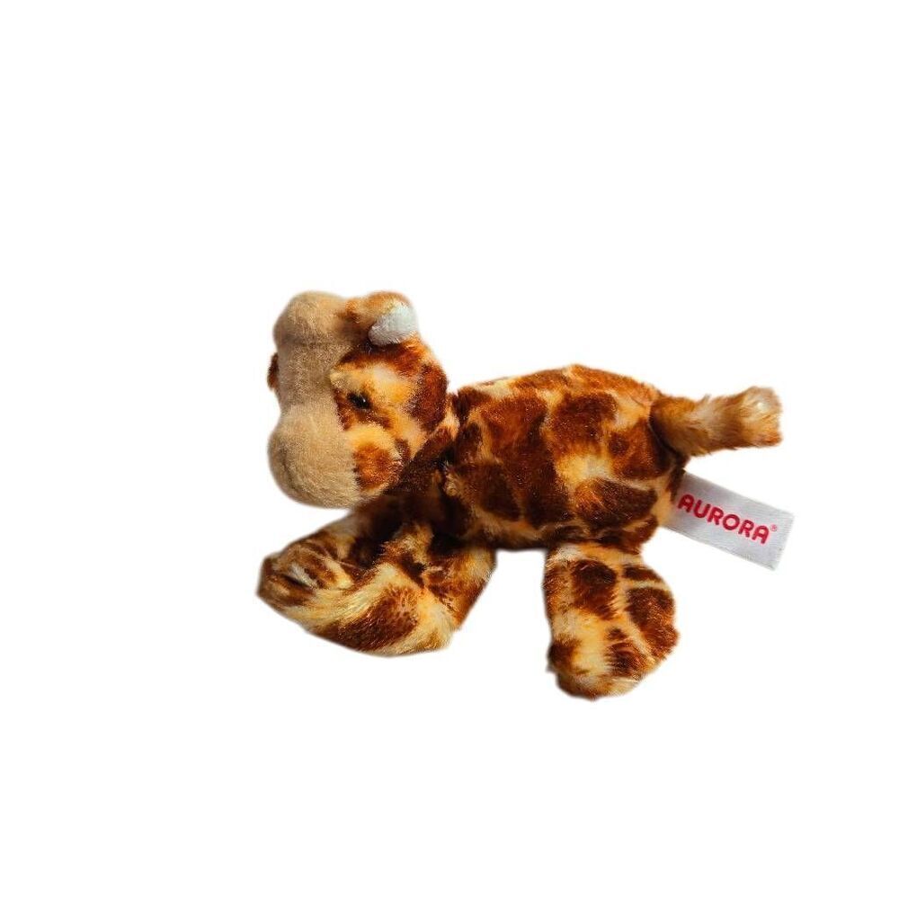 Aurora Huggers Giraffe Plush Toy, Velcro Bracelet, Stuffed Animal, Kids Toy